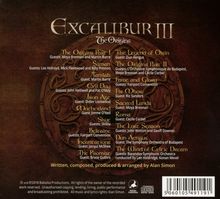 Alan Simon (Rock): Excalibur III: The Origins, CD