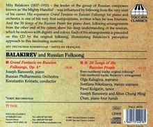 Mily Balakireff (1837-1910): Grand Fantasia on Russian Folksongs op.4 für Klavier &amp; Orchester, CD