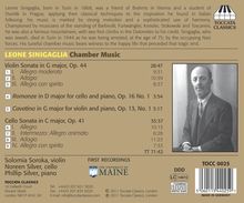 Leone Sinigaglia (1868-1944): Violinsonate op.44, CD