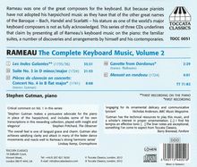 Jean Philippe Rameau (1683-1764): Sämtliche Klavierwerke Vol.2, CD