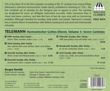 Georg Philipp Telemann (1681-1767): Harmonischer Gottesdienst Vol.3 (Kantaten für hohe Stimme, Blockflöte, Bc / Hamburg 1725/26), CD