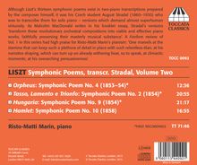 Franz Liszt (1811-1886): Symphonische Dichtungen für Klavier Vol.2, CD