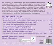 Eyvind Alnaes (1872-1932): Lieder, CD