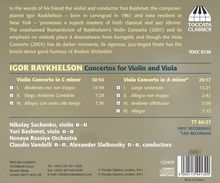 Igor Raykhelson (geb. 1961): Violinkonzert c-moll, CD