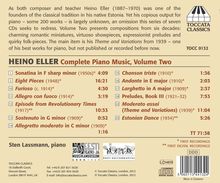 Heino Eller (1887-1970): Sämtliche Klavierwerke Vol.2, CD