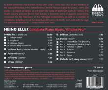 Heino Eller (1887-1970): Sämtliche Klavierwerke Vol.4, CD