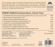 Ferenc Farkas (1905-2000): Orchesterwerke Vol.3 - Musik für Oboe &amp; Streicher, CD