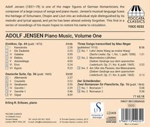 Adolf Jensen (1837-1879): Klavierwerke Vol.1, CD