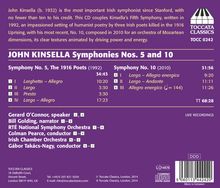 John Kinsella (geb. 1932): Symphonien Nr.5 &amp; 10, CD