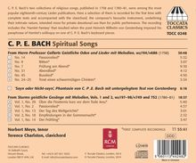 Carl Philipp Emanuel Bach (1714-1788): Gellert-Oden (Ausz.), CD