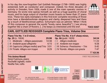 Carl Gottlieb Reissiger (1798-1859): Sämtliche Klaviertrios Vol.1, CD