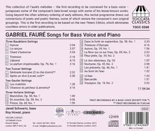 Gabriel Faure (1845-1924): Lieder, CD