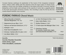 Ferenc Farkas (1905-2000): Chorwerke, CD