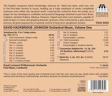 David Hackbridge Johnson (geb. 1963): Orchesterwerke Vol.1, CD