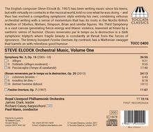 Steve Elcock (geb. 1957): Orchesterwerke Vol.1, CD
