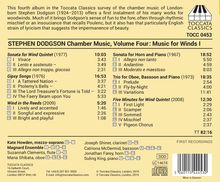 Stephen Dodgson (1924-2013): Kammermusik Vol.4 - Musik für Bläser I, CD