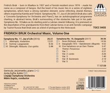 Fridrich Bruk (geb. 1937): Orchesterwerke Vol.1, CD