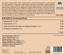 Rob Keeley (geb. 1960): Orchesterwerke, CD