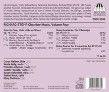 Richard Stöhr (1874-1967): Kammermusik Vol.4, CD