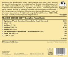 Francis George Scott (1880-1958): Klavierwerke, CD