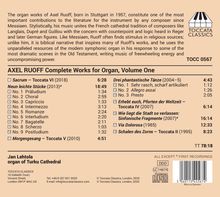 Axel Ruoff (geb. 1957): Sämtliche Orgelwerke Vol.1, CD