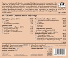 Peter Dart (geb. 1953): Kammermusik &amp; Lieder, CD