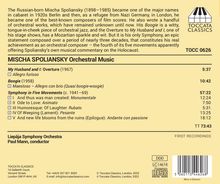 Mischa Spoliansky (1898-1985): Orchesterwerke, CD