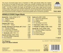Arnold Cooke (1906-2005): Orgelwerke, CD
