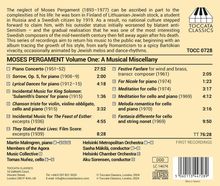 Moses Pergament (1893-1977): Moses Pergament Vol.1 - A Musical Miscellany, CD