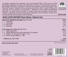 Jean Louis Nicode (1853-1919): Klavierwerke Vol.1, CD