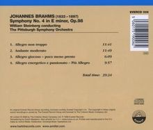 Johannes Brahms (1833-1897): Symphonie Nr.4, CD