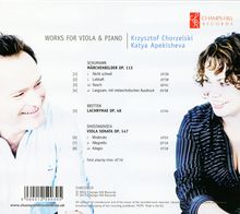 Krzysztof Chorzelski - Works For Viola &amp; Piano, CD