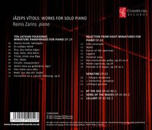 Jazeps Vitols (1863-1948): Klavierwerke, CD