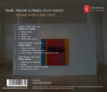 Giovanni Guzzo &amp; Anne Lovett - Violin Sonatas, CD