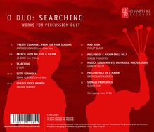 O Duo - Searching (Bearbeitungen für Percussion Duo), CD