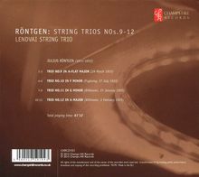 Julius Röntgen (1855-1932): Streichtrios Nr.9-12, CD
