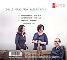 Camille Saint-Saens (1835-1921): Klaviertrios Nr.1 &amp; 2 (opp.18 &amp; 92), CD