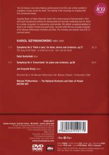 Karol Szymanowski (1882-1937): Symphonien Nr.3 &amp; 4, DVD