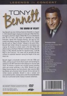 Tony Bennett - The Sound of Velvet/Tony Bennett - Legends in Concert, DVD