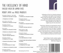 Robert Smith &amp; Paolo Pandolfo - The Excellency of Hand, CD