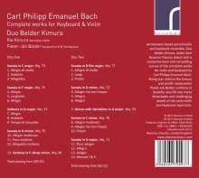 Carl Philipp Emanuel Bach (1714-1788): Sämtliche Werke für Violine &amp; Tasteninstrumente, 2 CDs