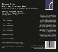 Thomas Hyde (geb. 1978): That Man Stephen Ward, CD