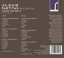 Johann Sebastian Bach (1685-1750): Partiten BWV 825-830, 2 CDs