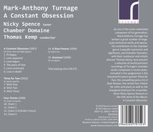 Mark-Anthony Turnage (geb. 1960): A Constant Obsession für Tenor &amp; 8 Instrumentalisten, CD