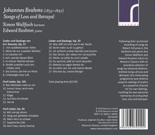 Johannes Brahms (1833-1897): Lieder, CD