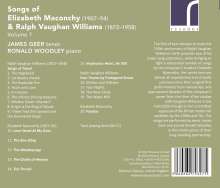 James Geer - Songs of Elizabeth Maconchy &amp; Ralph Vaughan Williams Vol.1, CD