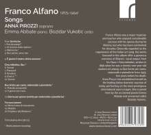 Franco Alfano (1875-1954): Lieder, CD