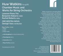 Huw Watkins (geb. 1976): Kammermusik &amp; Werke für Streichorchester, CD