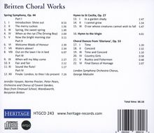 Benjamin Britten (1913-1976): Spring Symphony op.44, CD