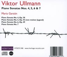Viktor Ullmann (1898-1944): Klaviersonaten Nr.4-7, CD